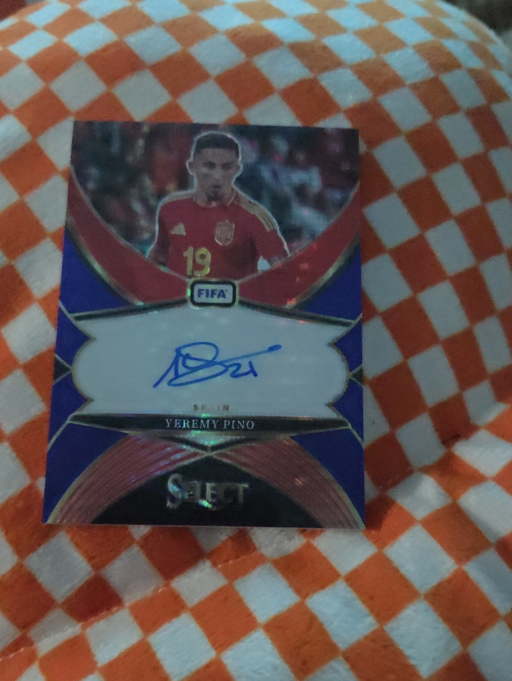 Panini Select Soccer Card - Blue, Red, White